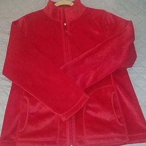Fleece zippered jacket
